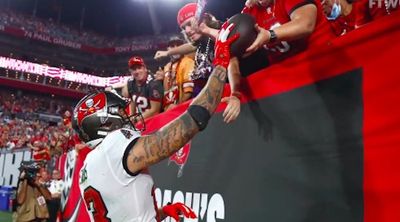 Mike Evans opened up to us about giving away Tom Brady’s special TD balls by mistake.