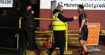 Tony Watt and Alan Burrows verbals turned to hugs but Dundee United star says 'I'm not here to tickle his manly parts'