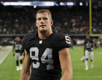 Watch: NFL Honors feature on immense impact of Carl Nassib becoming first active out player