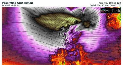 Met Eireann forecast ‘near gale force’ winds tonight as serious storm set to pass by next week