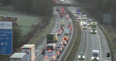 M8 rush hour delays after early morning smash leaves motorists queuing