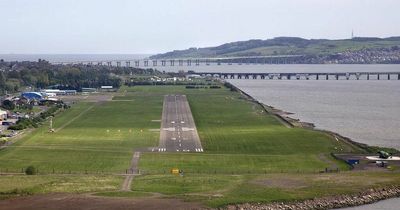Plane crashes off runway at Dundee Airport as emergency crews race to scene