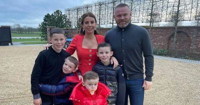 Coleen Rooney unimpressed as Wayne's competitive streak has children in tears