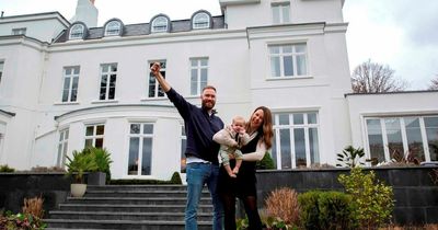 New mum who bought £10 raffle ticket after husband forgot wins huge £3.5m mansion