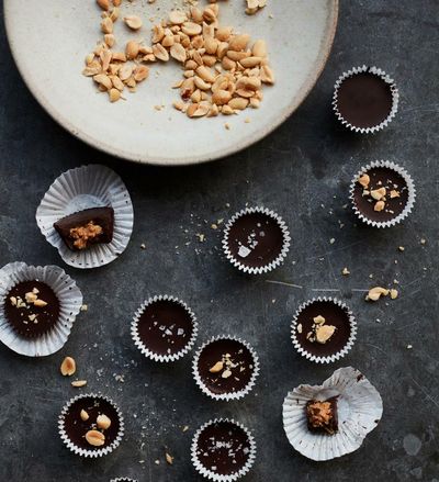 Ravneet Gill’s recipe for chocolate peanut-butter cups