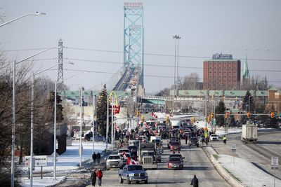 Canada protests: Truckers agree to open one lane of Ambassador Bridge as Ontario declares state of emergency