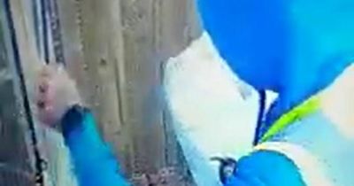 Man's shock after CCTV shows Hermes driver trying to open door to deliver parcel