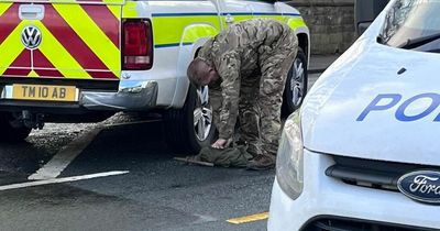 Bomb squad swarm street after homeowner finds 'World War II device' in his back garden