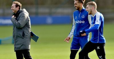 Four things spotted in Everton training as Dominic Calvert-Lewin all smiles and Ashley Cole hands-on