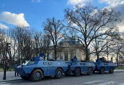 Paris braces for ‘freedom convoys’: French capital deploys armoured personnel carriers and roadblocks to stop protesters