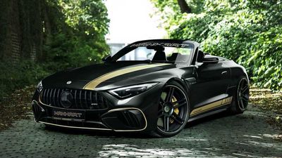 Mercedes-AMG SL Is Bold In Black With 800-HP Manhart Upgrade