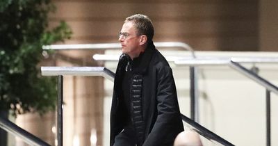 Man Utd players and Ralf Rangnick arrive at Lowry Hotel amid growing unrest