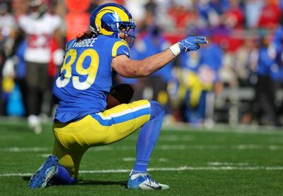 Rams tight end Higbee out of Super Bowl after knee injury