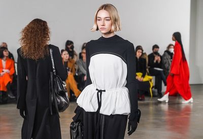 Live music and deconstructed knitwear at Proenza Schouler
