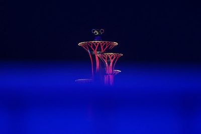 GLIMPSES: The Olympic Tower, looming in the Beijing night