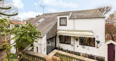Edinburgh property: Unusual fixer-upper with huge garden and sauna hits the market