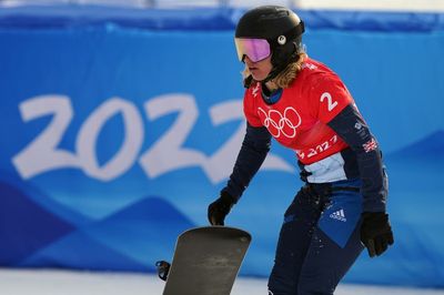 Winter Olympics: No medal for Charlotte Bankes after fifth place in mixed team snowboard cross