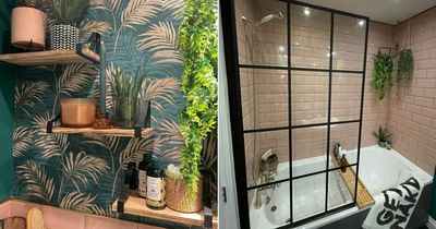 Mum quoted £1,000s for dream Pinterest-inspired bathroom - and saves a fortune by visiting B&M instead