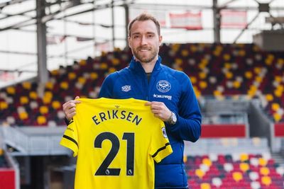 Christian Eriksen gets ready for action at Brentford as Premier League regains a lost gem