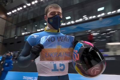 Vladyslav Heraskevych: No action against Ukrainian skeleton athlete who flashed ‘No War’ sign