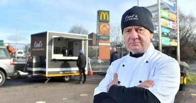 'McDonald's is opening right next to my burger van pitch but I refuse to move'