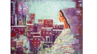 Artistic Vision of Saudi Cities with Lively 'Feminine' Figures