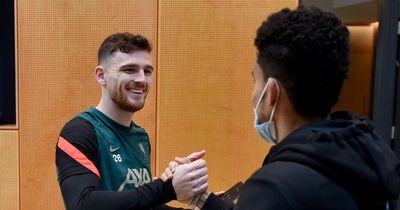 'I just laugh at him' - Andy Robertson explains Luis Diaz's first days in Liverpool dressing room