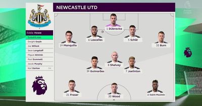 We simulated Newcastle vs Aston Villa with Guimaraes starting to get a score prediction