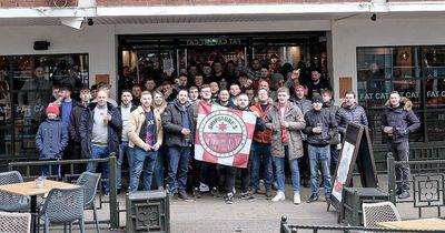 Forest fans show support to business vandalised by football hooligans