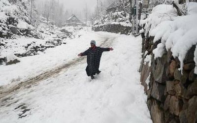 Scanty snowfall could signal Kashmir’s warming weather