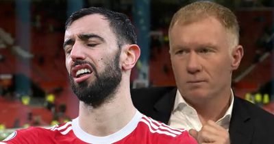 Paul Scholes pinpoints "problem" Bruno Fernandes is causing Man Utd boss Ralf Rangnick