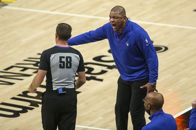 Doc Rivers was so mad at this failed dunk attempt from Paul Reed and it was hilarious