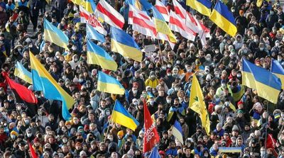 Thousands March in Kyiv to Show Unity against Russian Threat