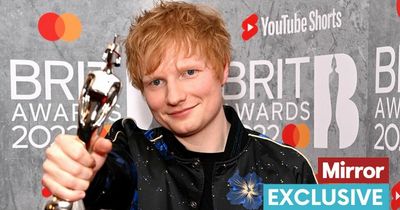 Brit Award winner Ed Sheeran reveals he is definitely still the boy Next door