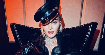 Madonna dons fishnets and leather in x-rated photos amid 'unrecognisable' face claims