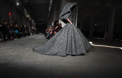 Christian Siriano's latest show part matrix, bygone times