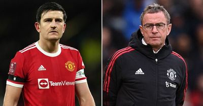 Ralf Rangnick's public defence of Harry Maguire fails to inspire Man Utd captain