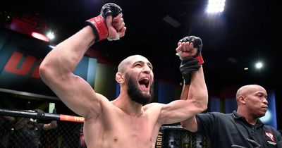 Khamzat Chimaev vows to make "light work" of Israel Adesanya after UFC 271 win