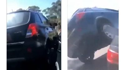 Driver of black SUV 'negligent' after expletive-laden crash video circulates