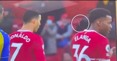 Cristiano Ronaldo accidentally spits on Man Utd teammate after Southampton draw