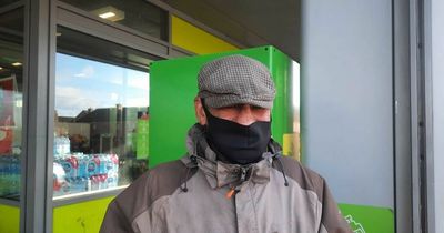 Man with 20p to name stands outside Asda pleading with customers for electric money