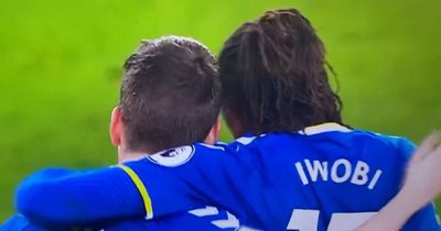 What Seamus Coleman did to Alex Iwobi and Donny van de Beek pep talk spotted in Everton win over Leeds