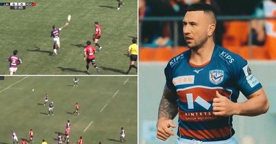 Australia star Quade Cooper shows off NFL skills with 40-yard quarterback pass in Japan