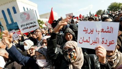 Protests in Tunis after President Saied cements his power over judiciary