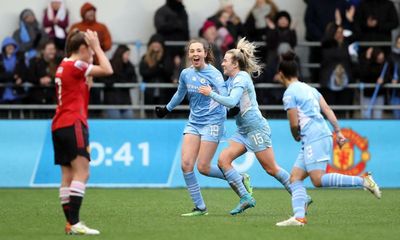 Caroline Weir’s sublime chip seals WSL derby win for Manchester City