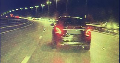 Mercedes driver hogs middle lane of M60 at 49mph because he 'didn't want to use the others'
