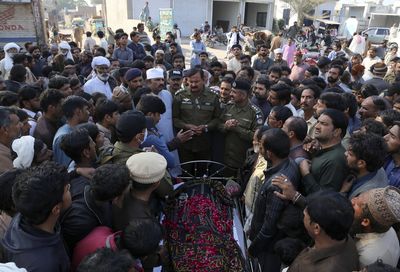 Pakistan mob lynches man over blasphemy allegation: Police