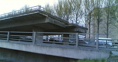 The story behind Glasgow's infamous 'ski-jump' slip road at Tradeston