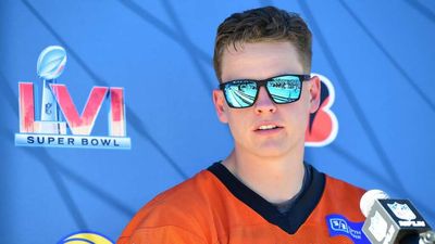 Joe Burrow’s Bengals-Themed Super Bowl Pregame Outfit Did Not Disappoint