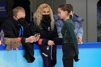 Olympics Live: Valieva's coach watches ice dance competition